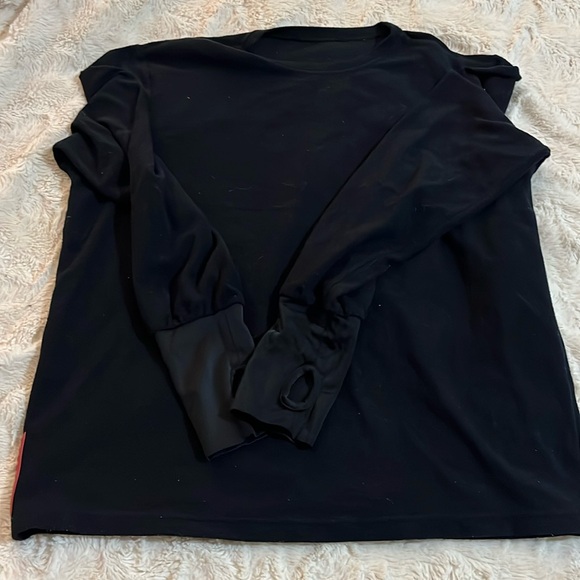 Prada Other - Prada Men's Sport Polyester Thumb-Hole Black Longsleeve Shirt Size M